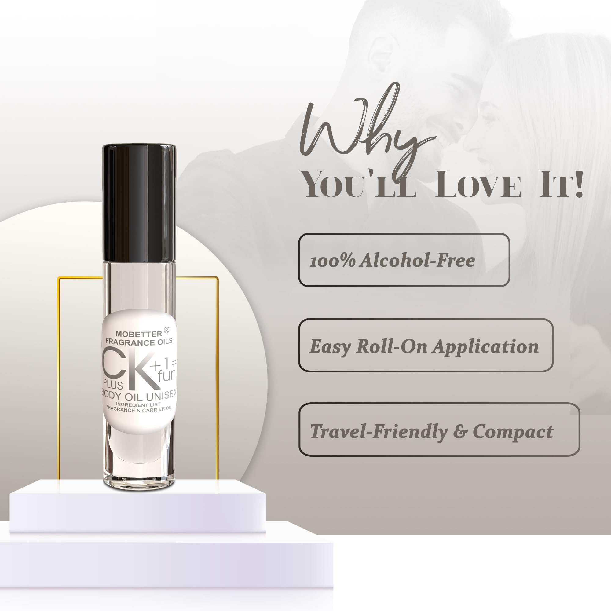 mobetter fragrance oils label and texture detail showing glass finish and product authenticity