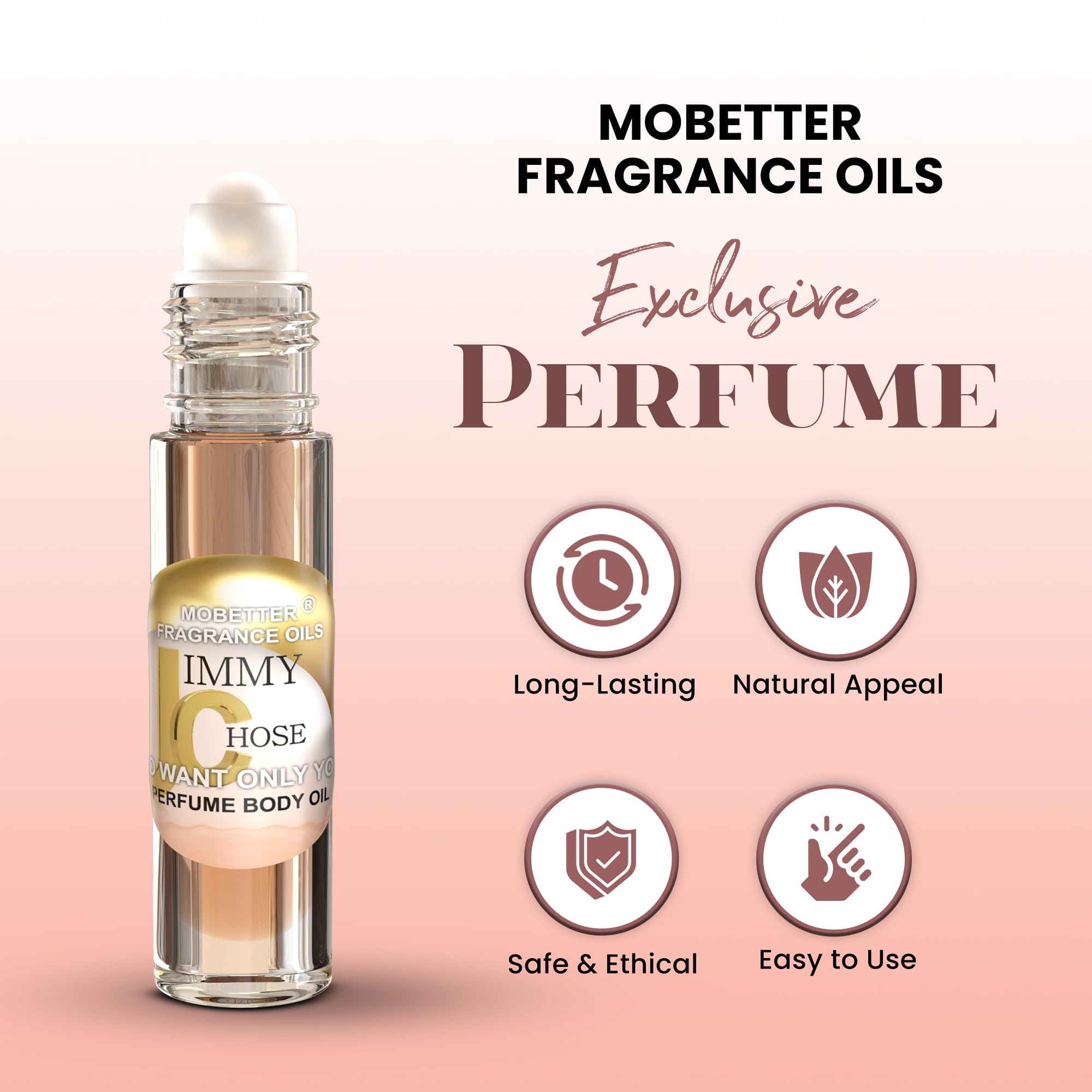 MOBETTER FRAGRANCE OILS oil texture on skin highlighting smooth absorption