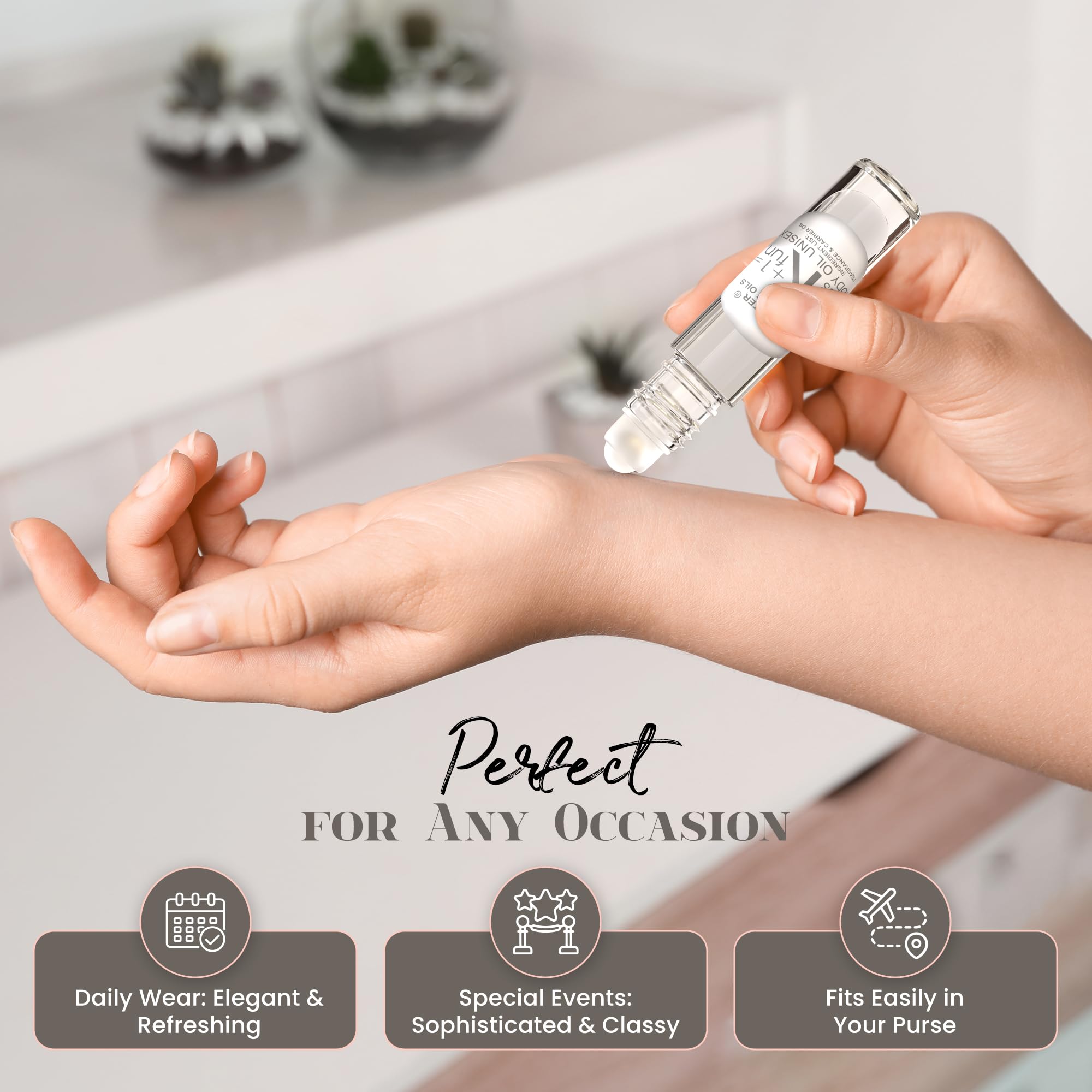 mobetter fragrance oils on vanity lifestyle shot showing stylish carry and everyday use benefit