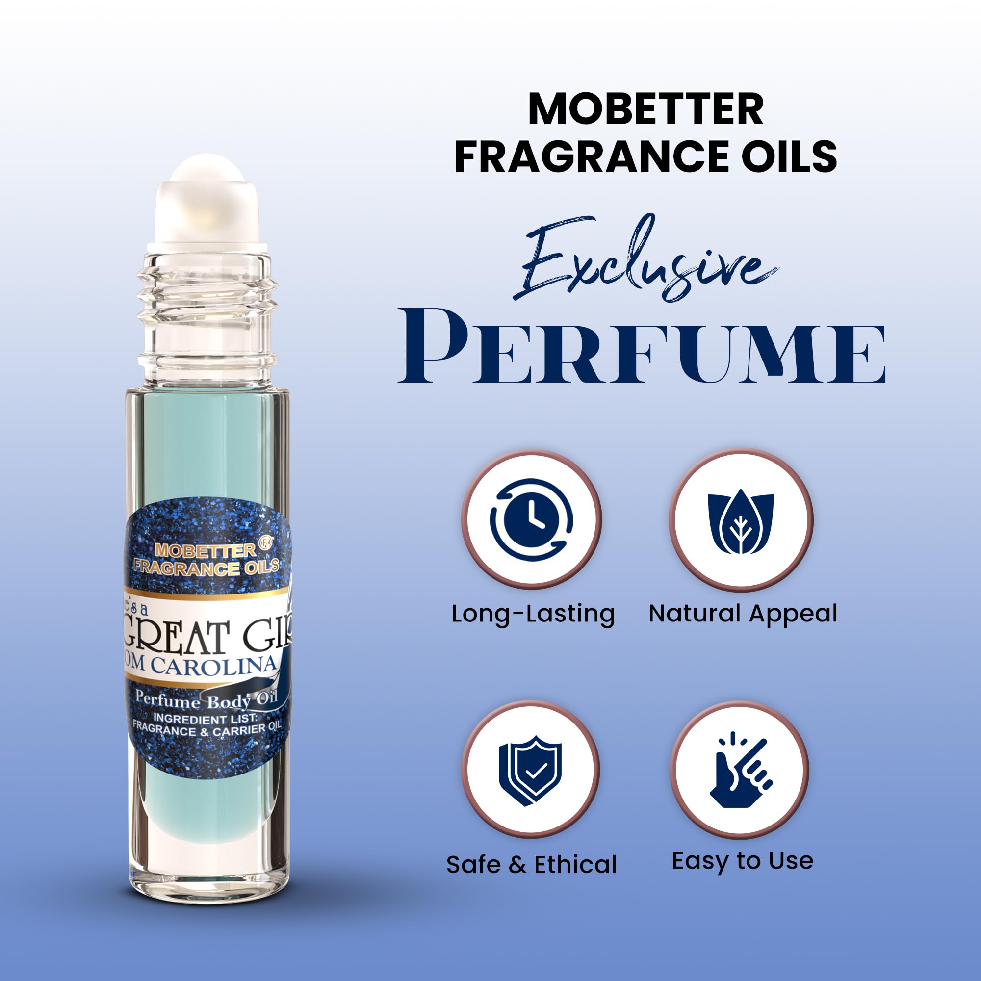 MOBETTER FRAGRANCE OILS close-up of rollerball applicator for precise, mess-free scent application