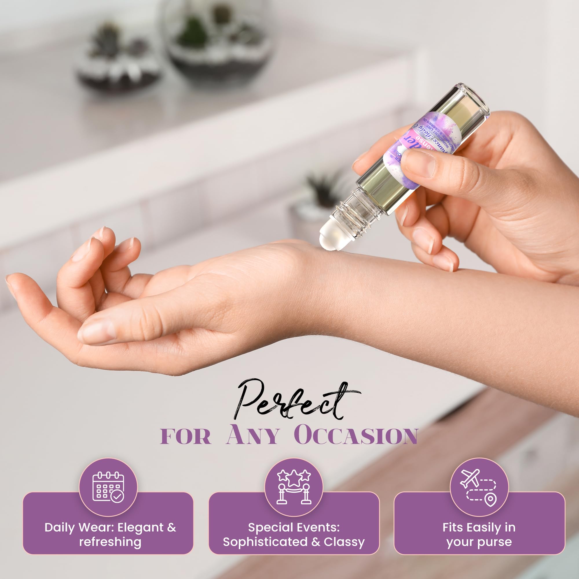 MOBETTER FRAGRANCE OILS in a travel pocket showing portability and on-the-go refresh benefit