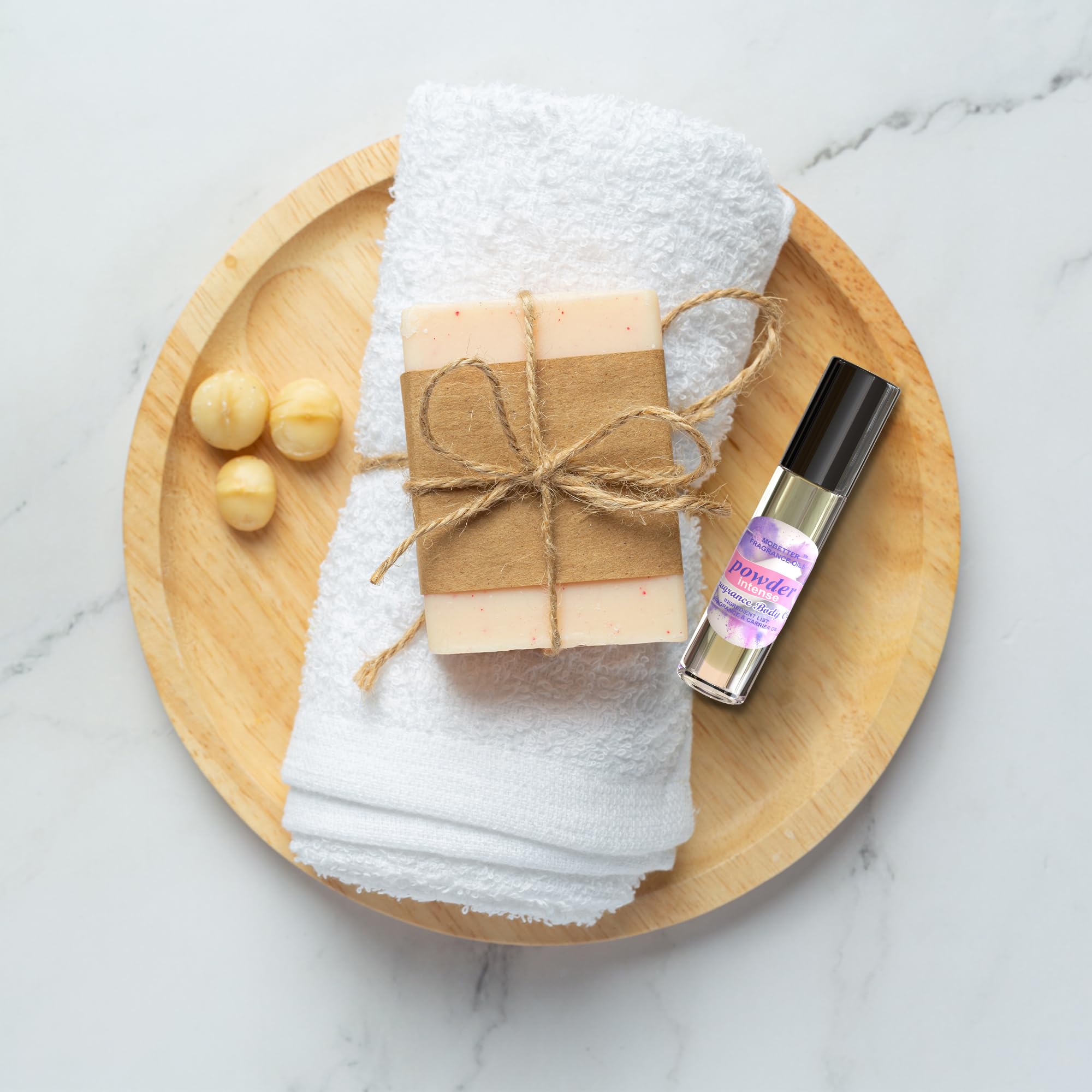 MOBETTER FRAGRANCE OILS applied to wrist illustrating subtle, long-lasting scent benefit
