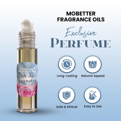 MOBETTER FRAGRANCE OILS oil texture on skin illustrating concentrated scent