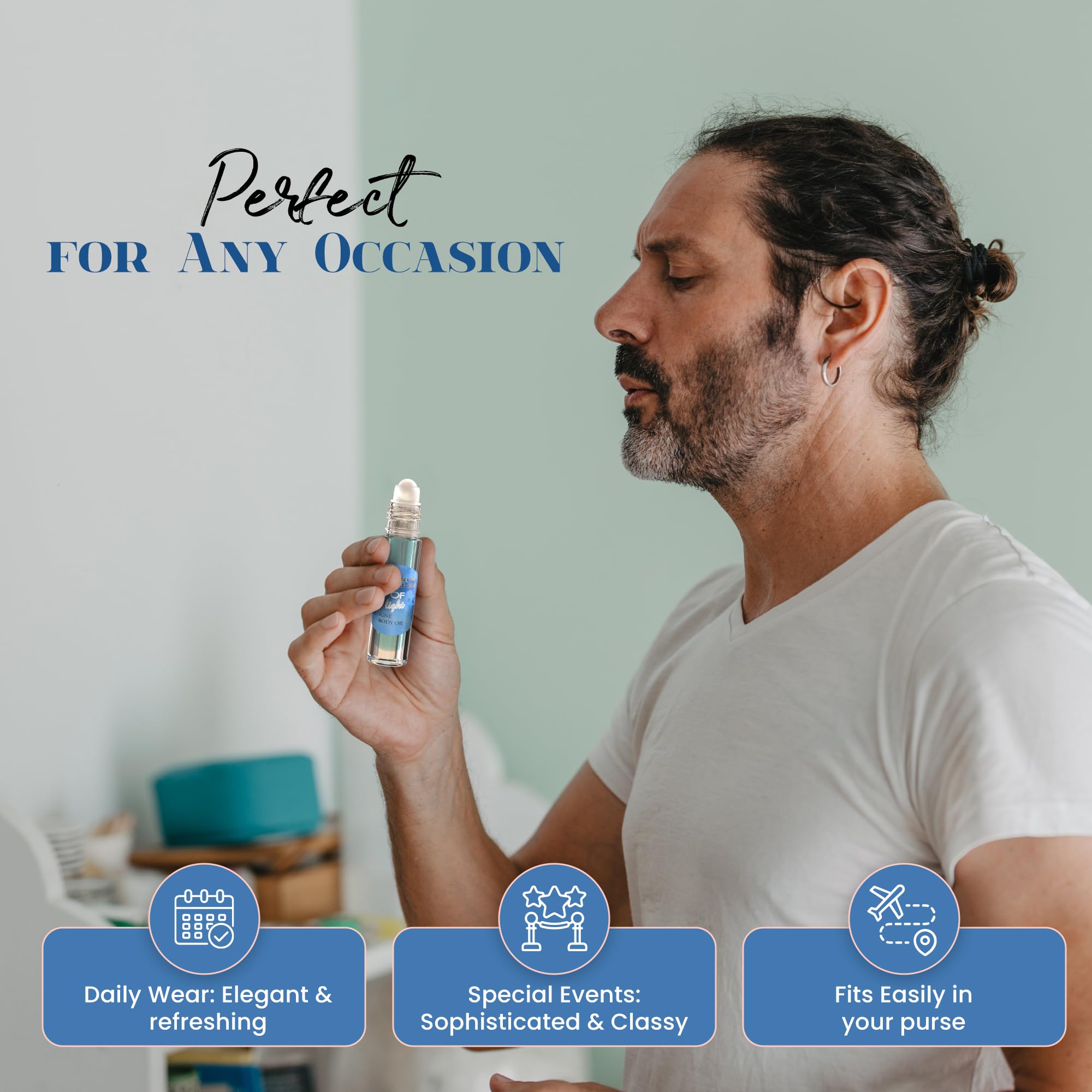 MOBETTER FRAGRANCE OILS travel-size roll-on in a pocket for convenient on-the-go refresh