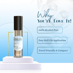 MOBETTER FRAGRANCE OILS texture on skin illustrating non-greasy finish and moisturising benefit