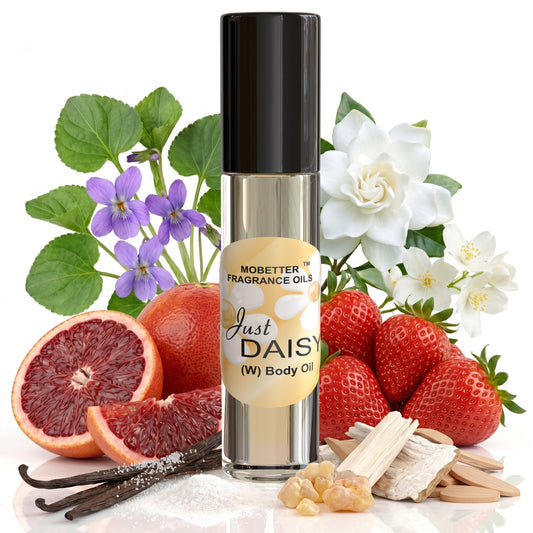 MOBETTER FRAGRANCE OILS front roll-on bottle showing compact size and label benefit