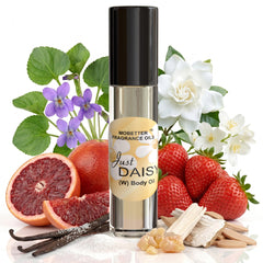 MOBETTER FRAGRANCE OILS front roll-on bottle showing compact size and label benefit