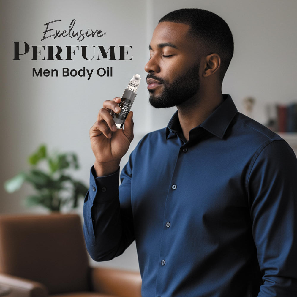 MOBETTER FRAGRANCE OILS worn by man at evening event for subtle confidence