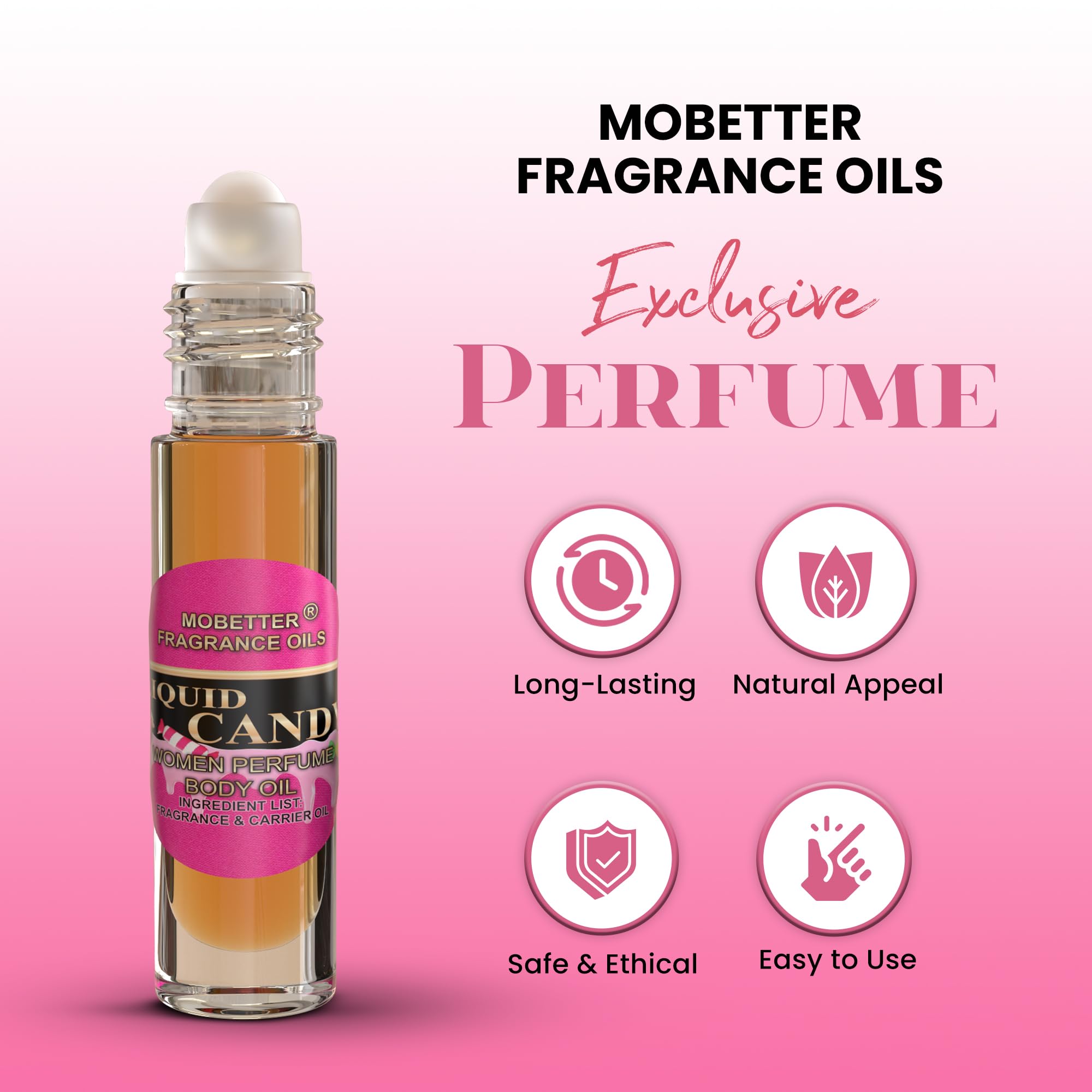 MOBETTER FRAGRANCE OILS close‑up of roll‑on applicator highlighting controlled application