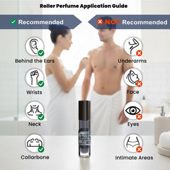 MOBETTER FRAGRANCE OILS in an evening lifestyle setting suggesting confident night-out benefit