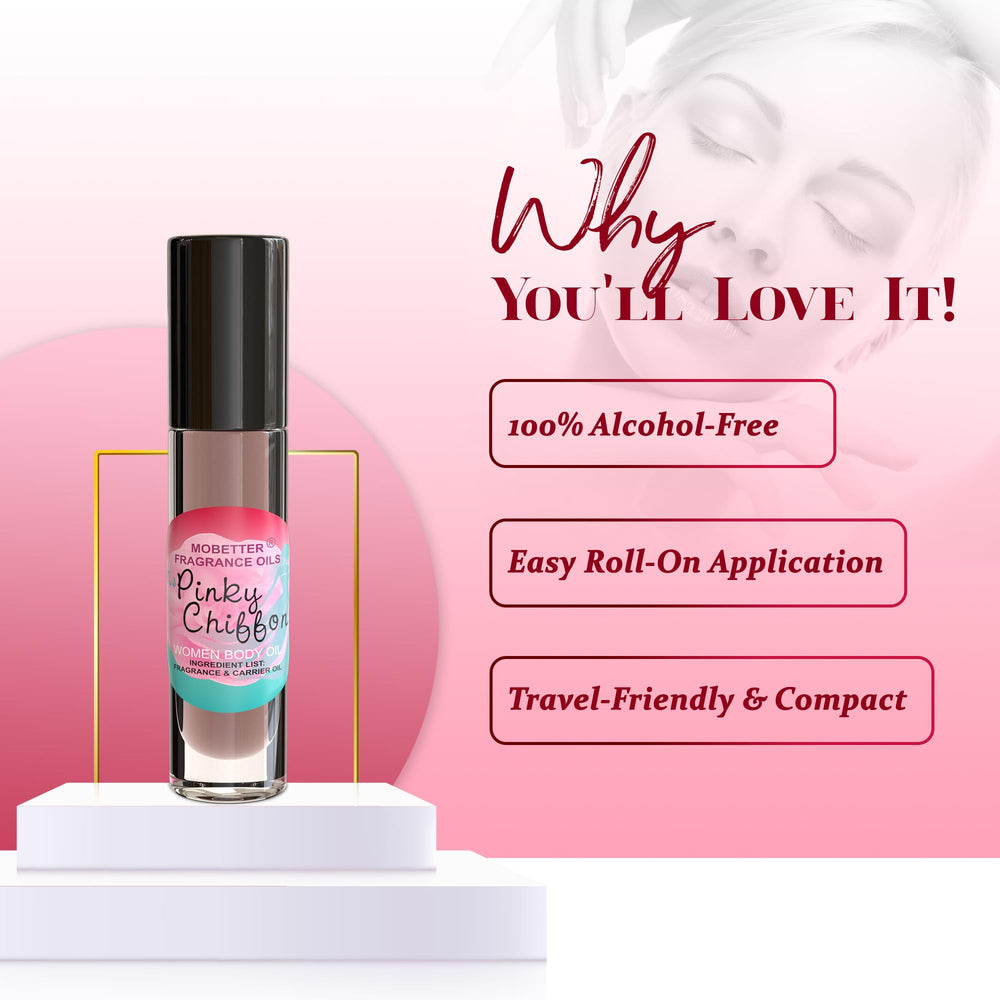 MOBETTER FRAGRANCE OILS oil on skin showing smooth texture and extended scent retention
