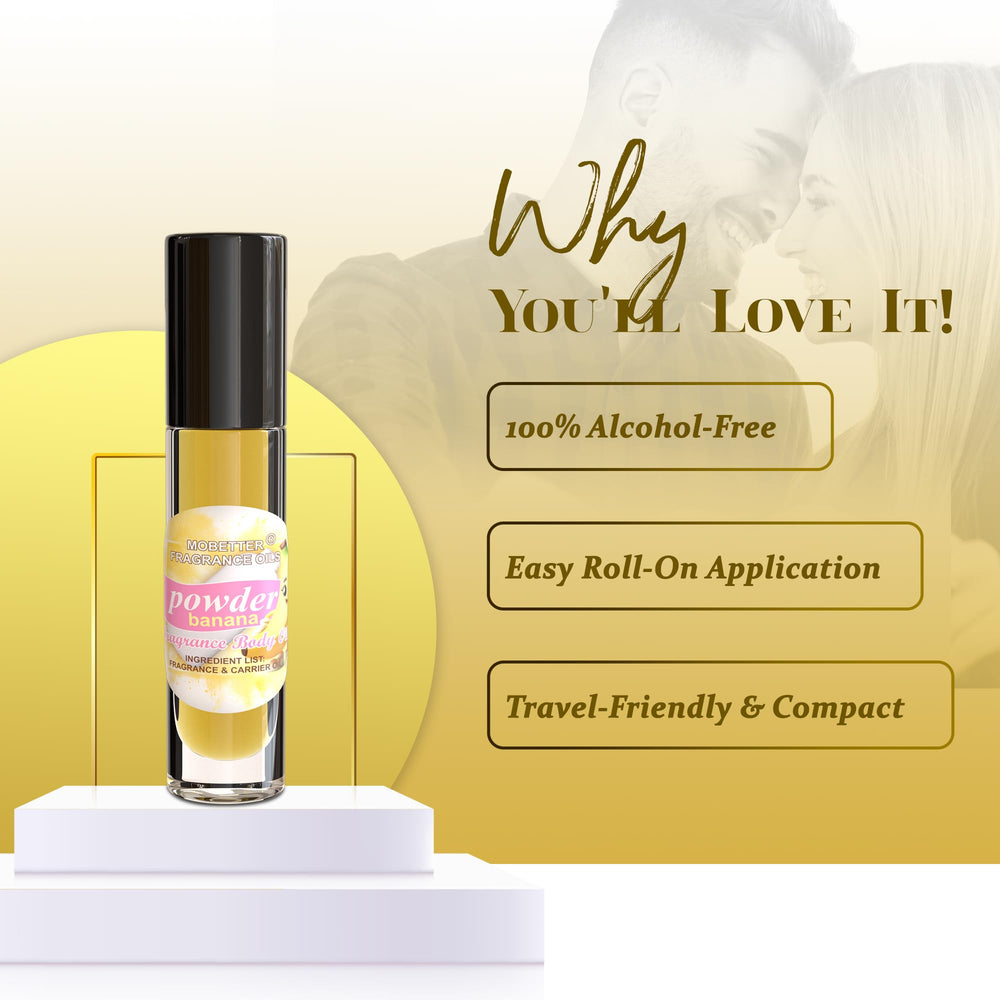 MOBETTER FRAGRANCE OILS oil texture gliding on skin for long-lasting fragrance