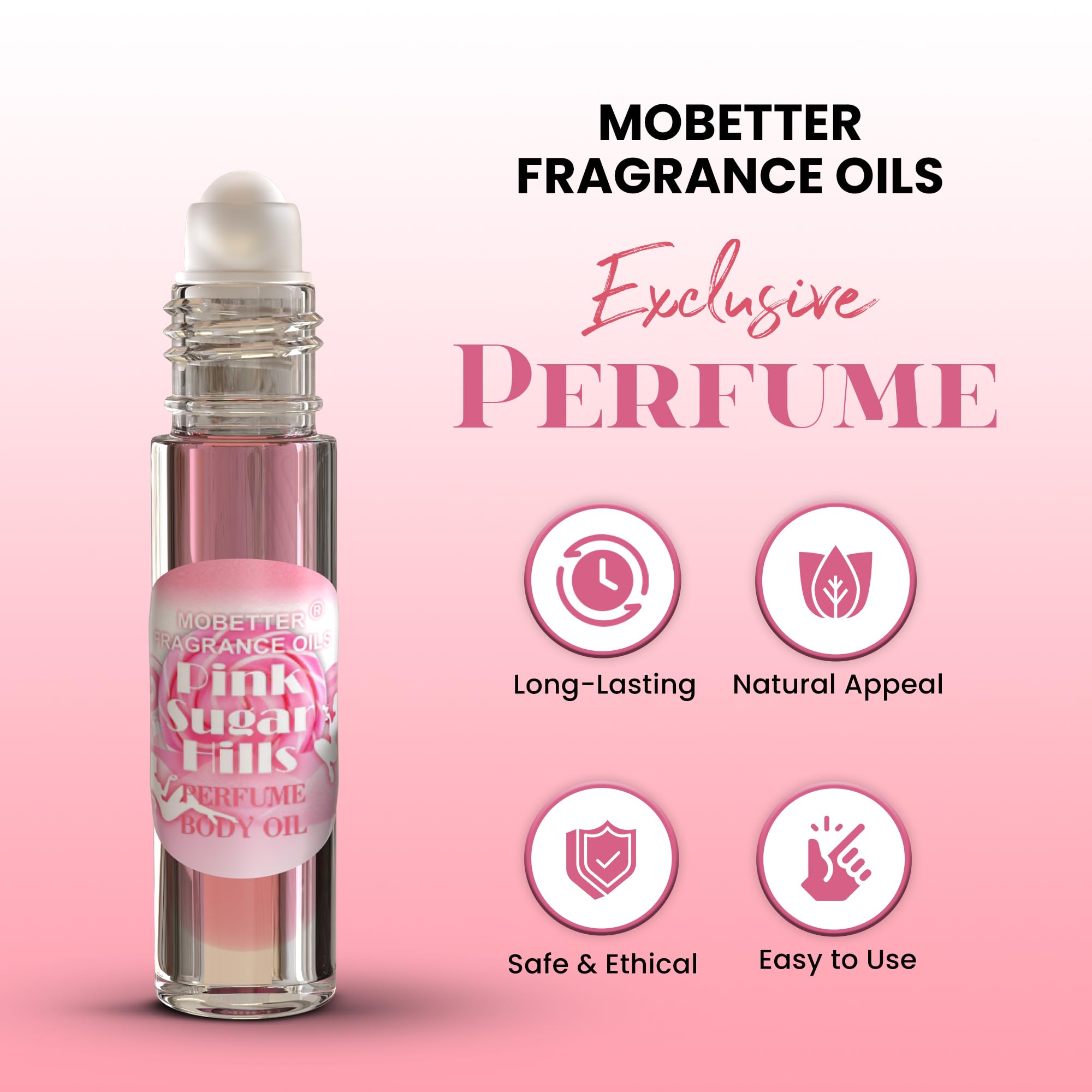 MOBETTER FRAGRANCE OILS oil drop texture highlighting long-lasting fragrance delivery