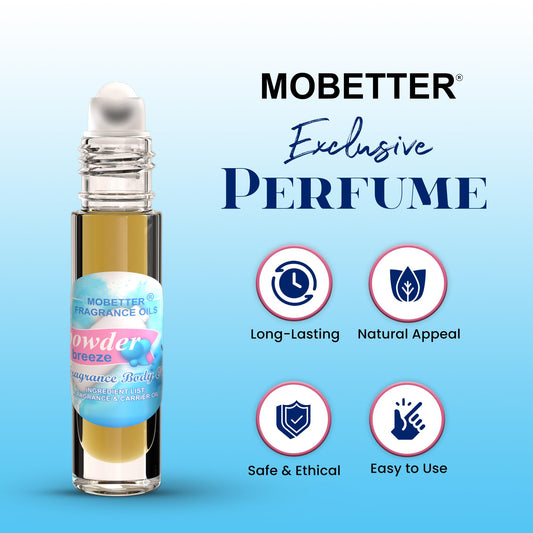 MOBETTER FRAGRANCE OILS roll-on applicator close-up demonstrating precise, mess-free application
