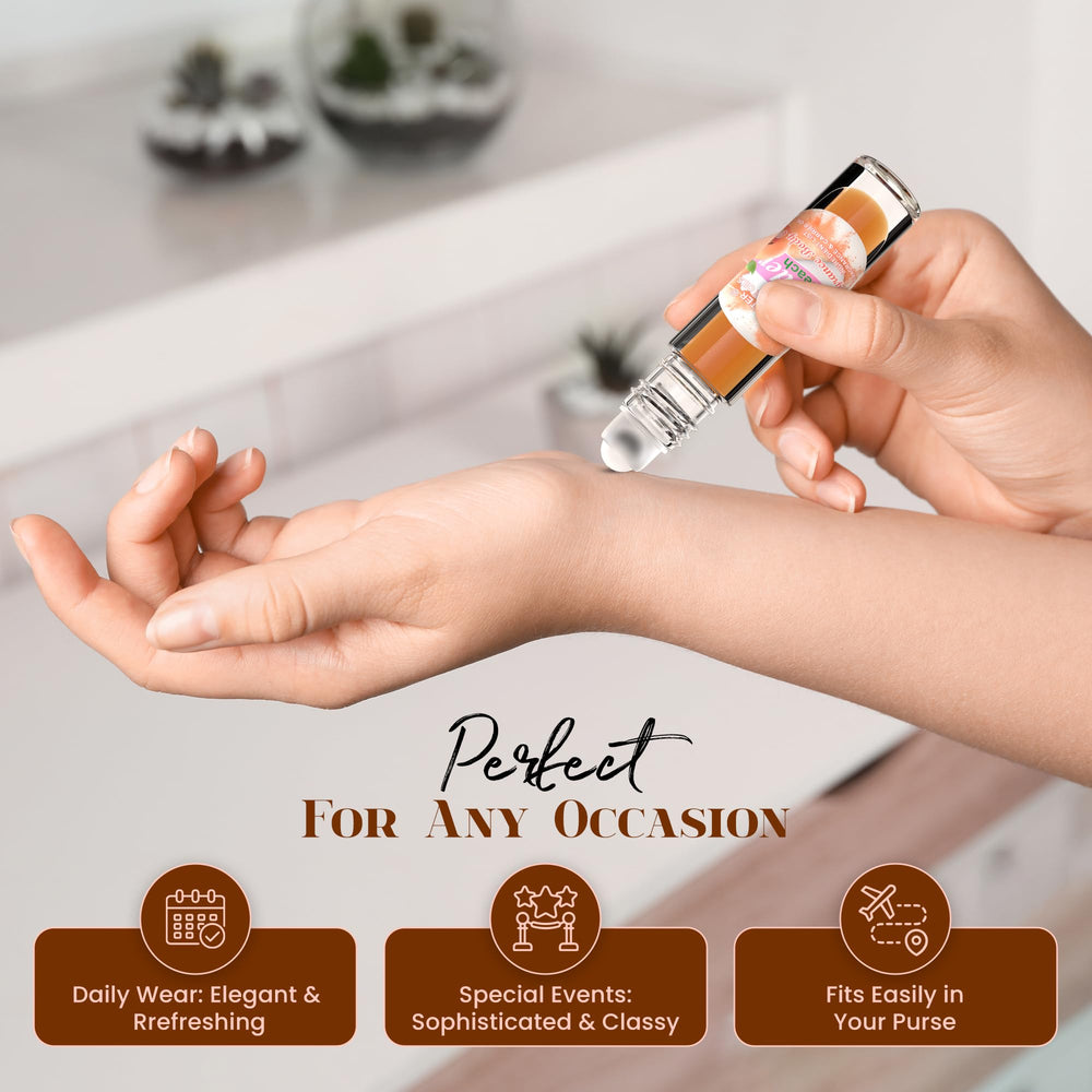 MOBETTER FRAGRANCE OILS applied on wrist demonstrating subtle long-lasting scent benefit