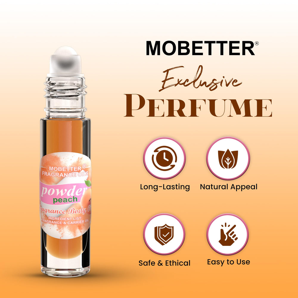 MOBETTER FRAGRANCE OILS rollerball detail demonstrating smooth, precise application benefit