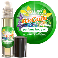 MOBETTER FRAGRANCE OILS front packaging showing bottle and label, clear presentation benefit