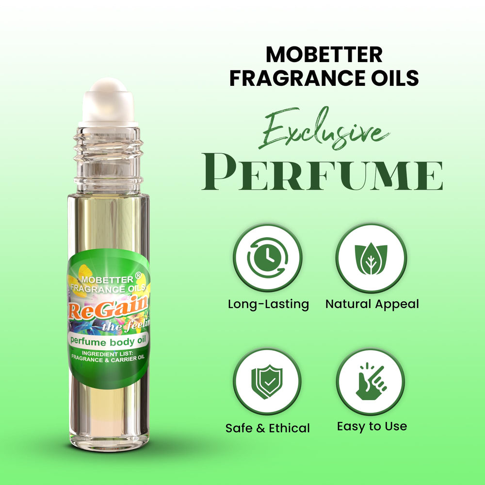 MOBETTER FRAGRANCE OILS roll-on tip close-up highlighting applicator precision and convenience