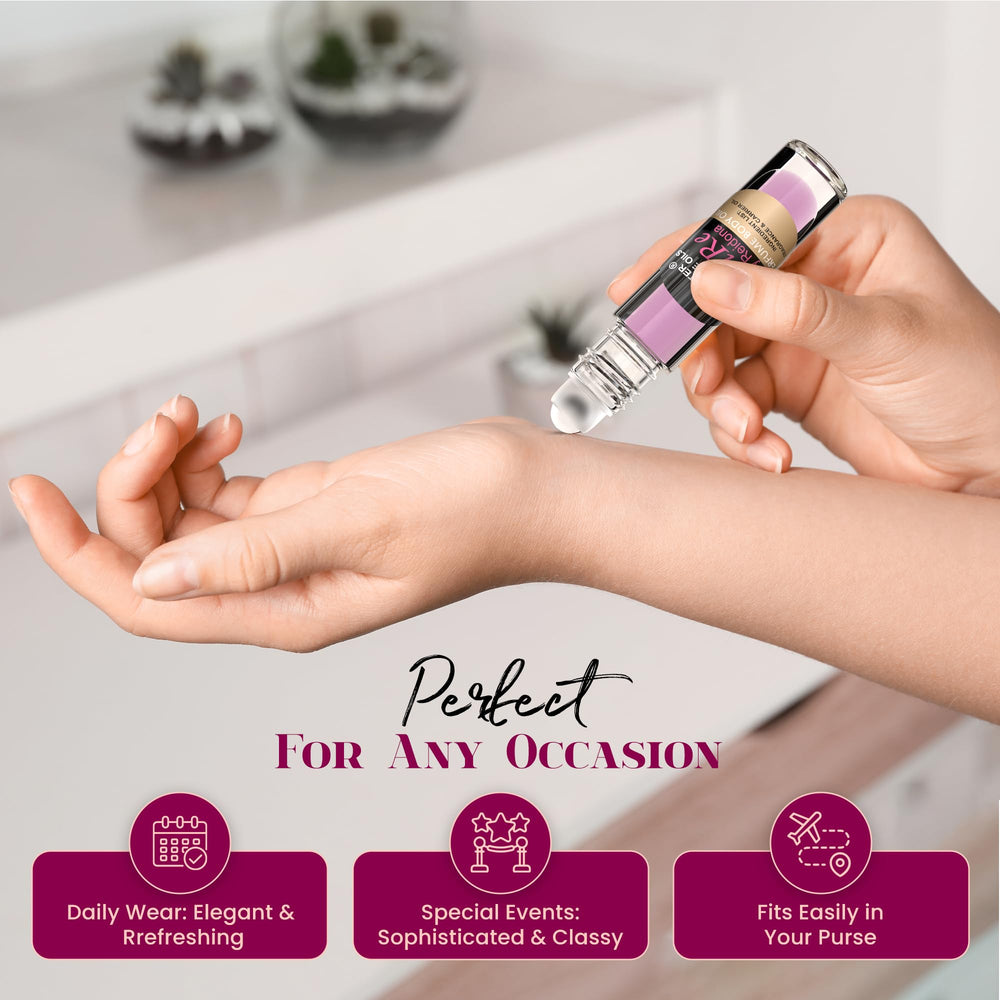 MOBETTER FRAGRANCE OILS ReiRe bottle inside a travel pouch emphasizing convenience for trips benefit