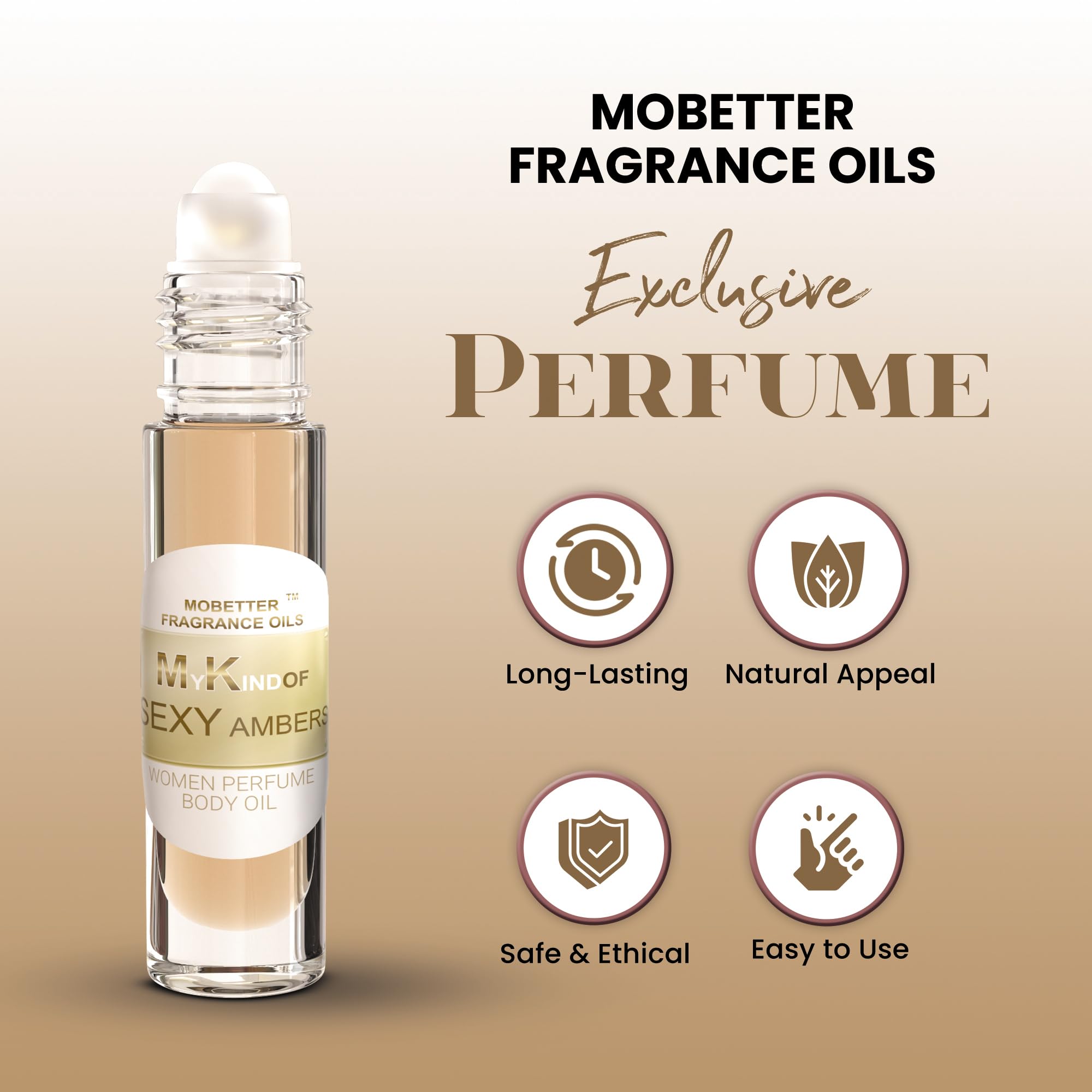 MOBETTER roll-on application on wrist demonstrating precise fragrance placement