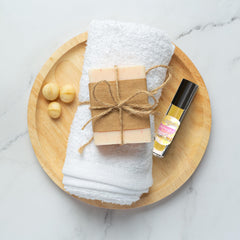 MOBETTER FRAGRANCE OILS bottle in hand demonstrating travel-size convenience