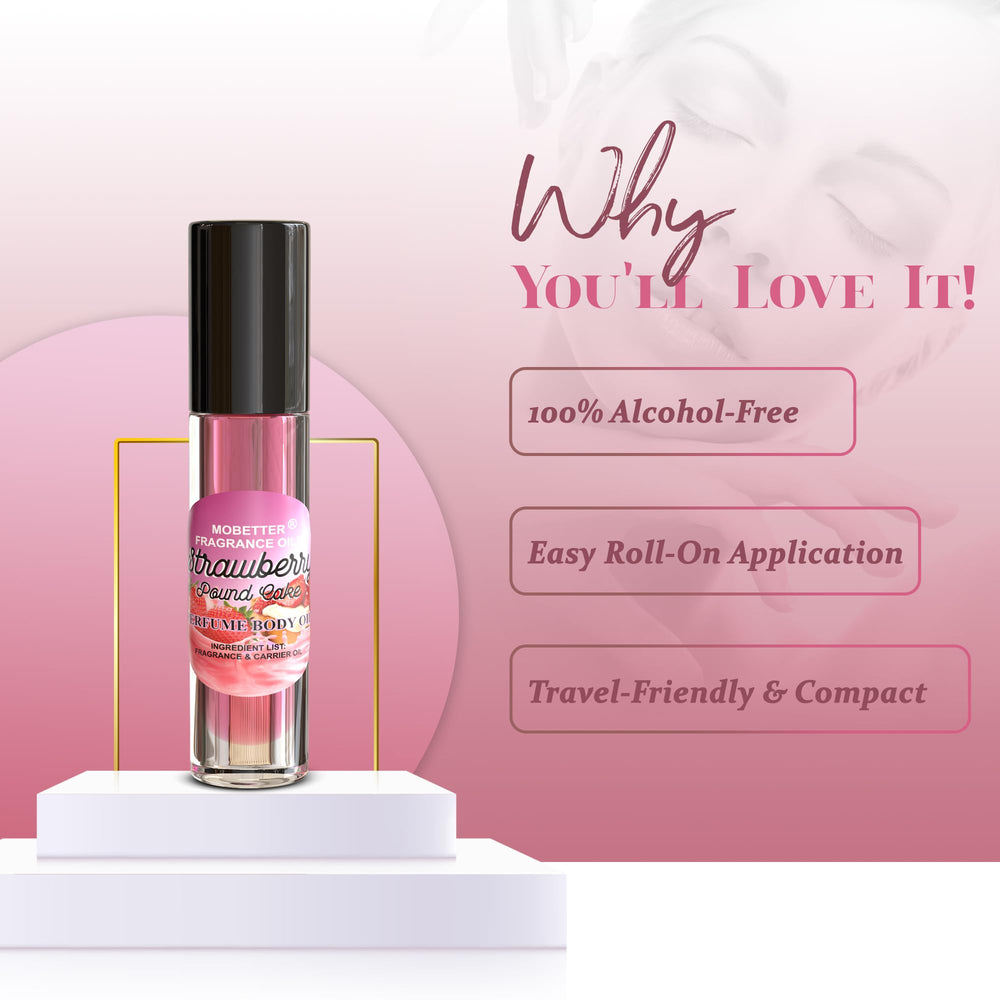 MOBETTER FRAGRANCE OILS oil texture closeup highlighting smooth, long‑lasting feel