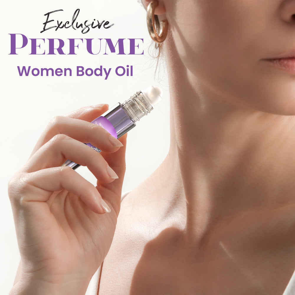 MOBETTER FRAGRANCE OILS placed in a purse with accessories showing everyday portability