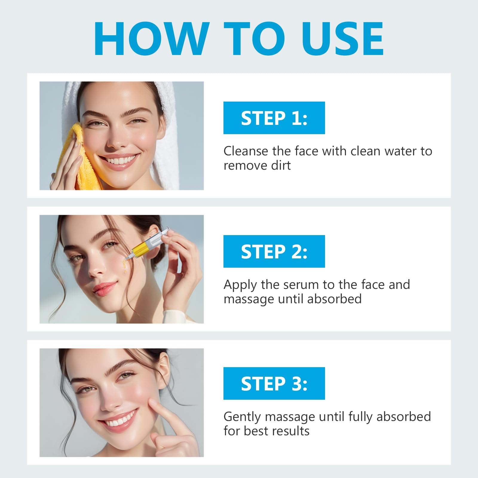 Mochiby ingredient layout with peptides and hyaluronic visualized