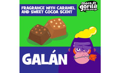 Moco de Gorila Galan gel texture close-up demonstrating glossy, residue-free finish