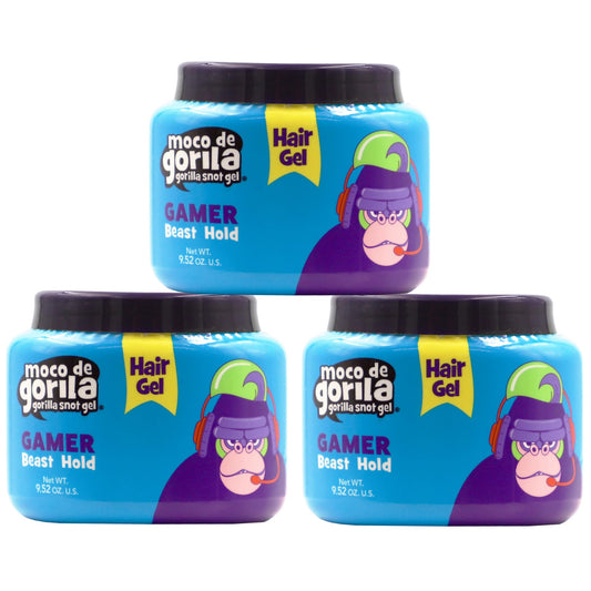 Moco de Gorila jar front label showing product and bold hold benefits