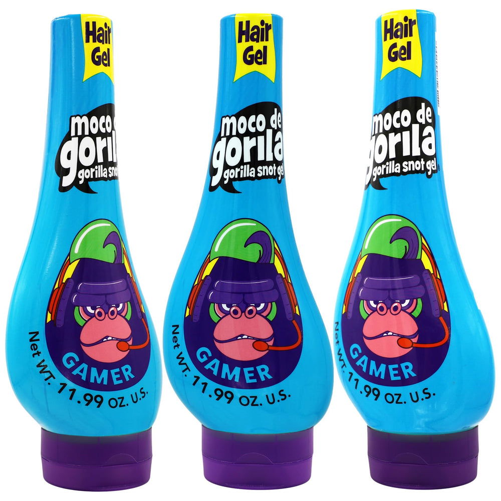 Moco de Gorila front packaging showing 11.92 oz bottle and brand benefits
