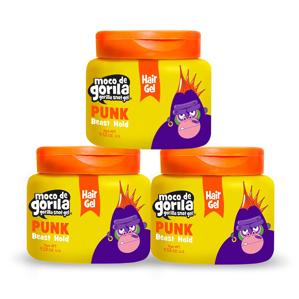 Moco de Gorila front jar showing label and yellow packaging for bold hold