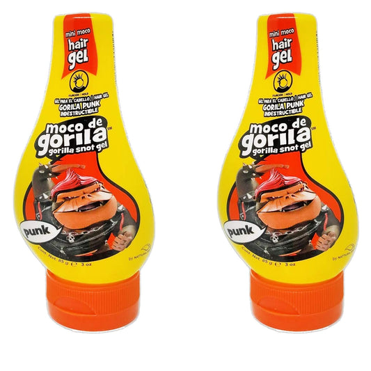 Moco de Gorilla front-facing twin travel jars showing packaging and convenience
