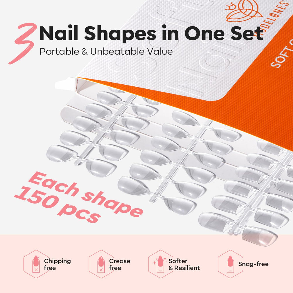 modelones full 450-piece spread to show quantity and variety