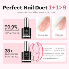 modelones 9-in-1 glue gel with applicator showing versatile use and strength