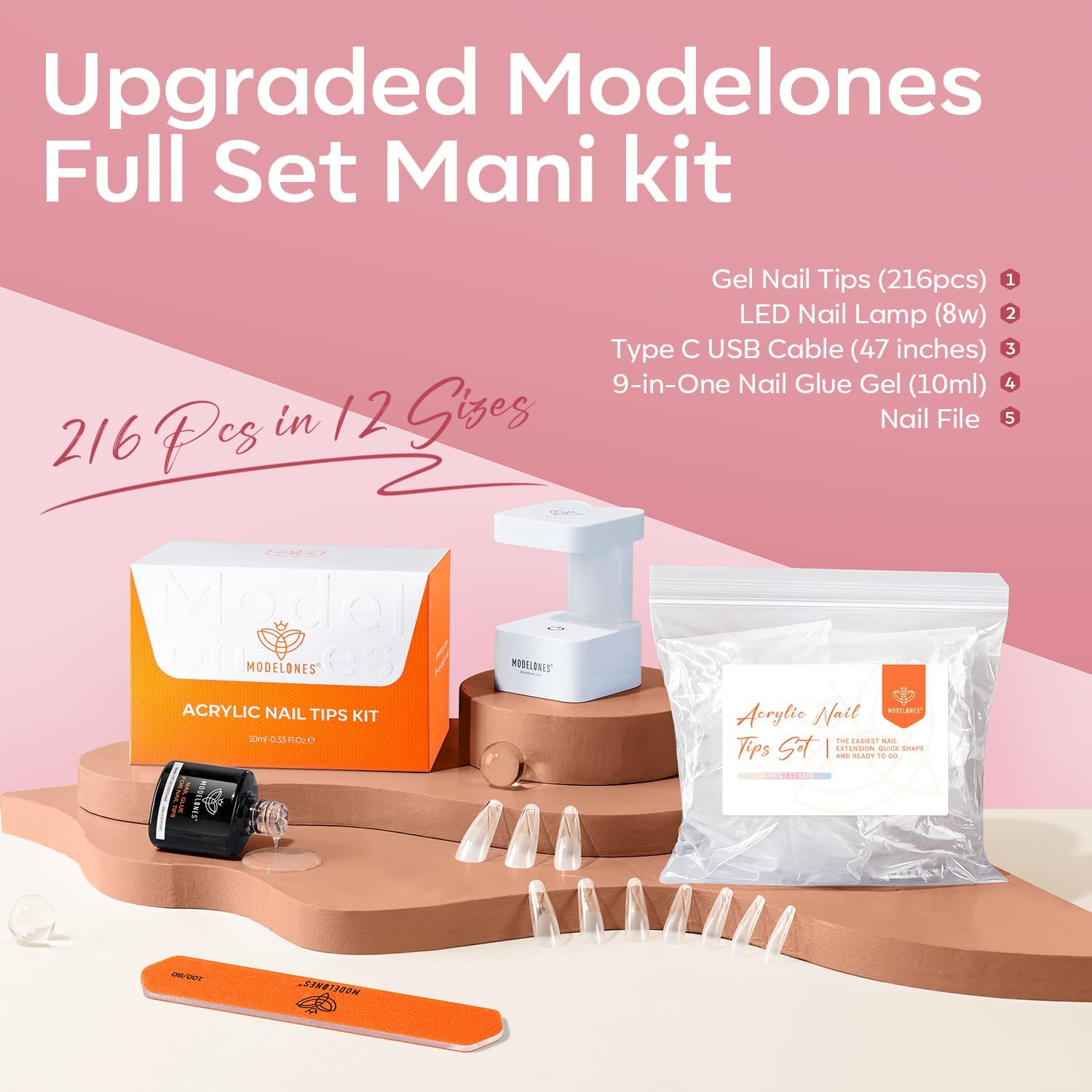 modelones 9-in-1 gel bottle close-up highlighting multiuse bonding benefits