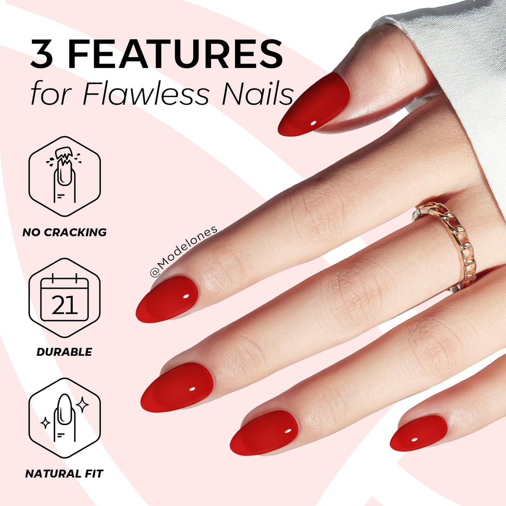 Modelones adhesive tabs and glue included for flexible hold options and easy removal