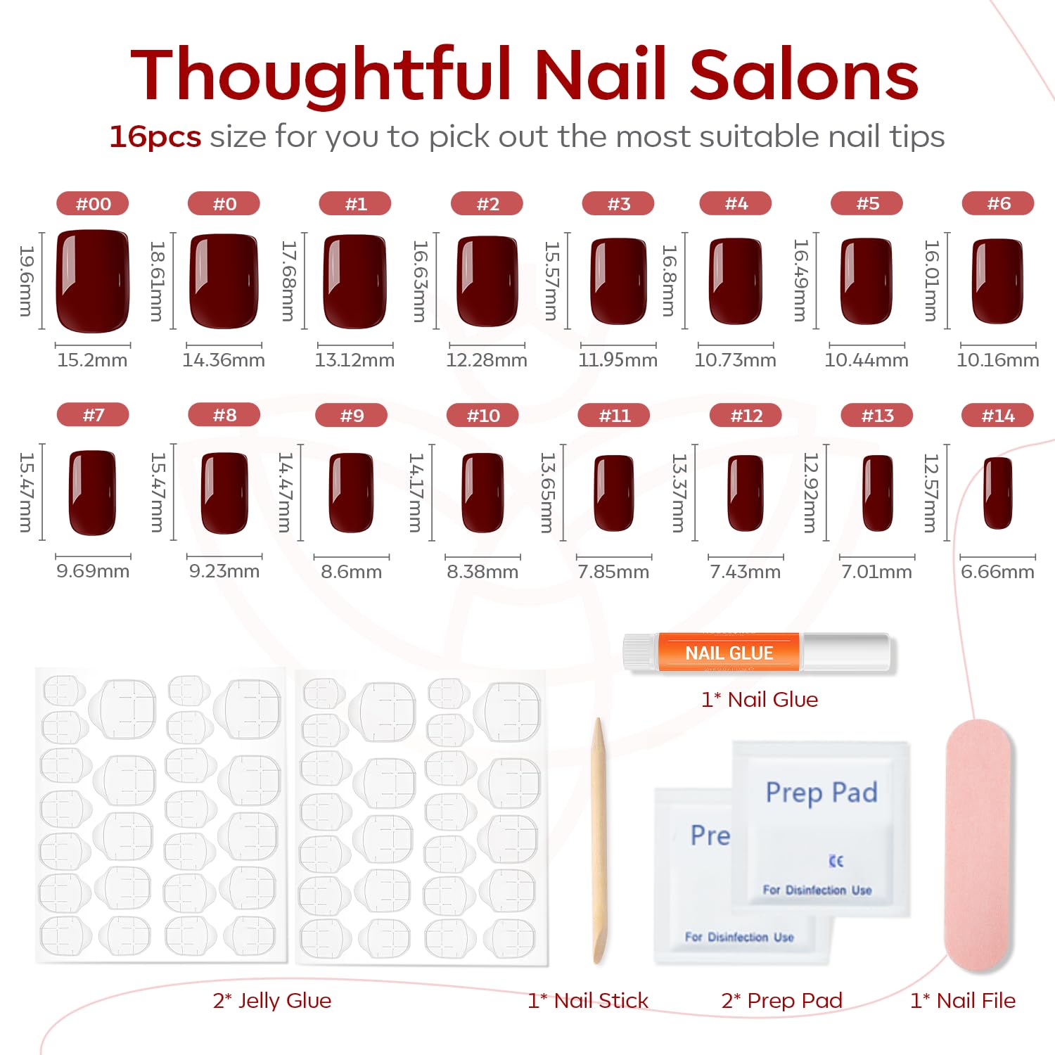 modelones glue and jelly adhesive tabs laid out showing flexible wear options benefit