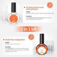 modelones application brush applying dehydrator for cleaner nail surfaces