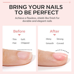 modelones application brush stroke on nail displaying easy control advantage
