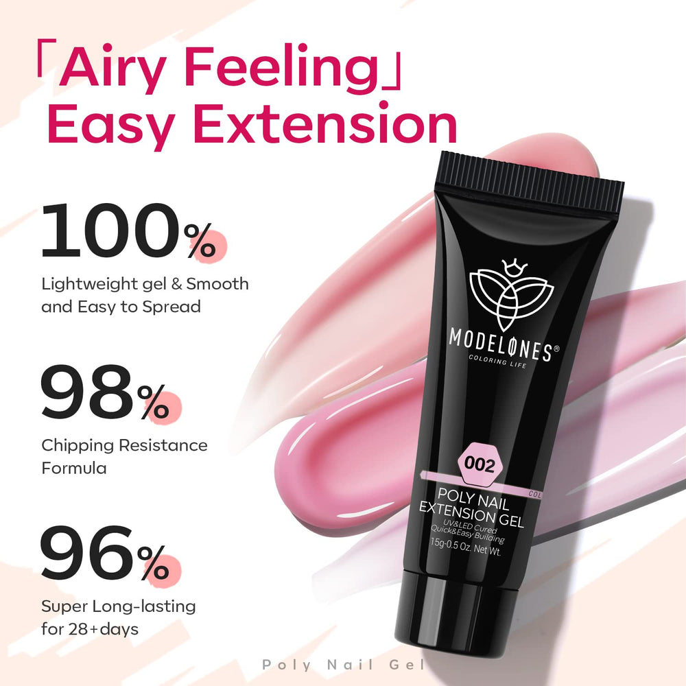 modelones brush applying gel on nail demonstrating easy sculpting benefit