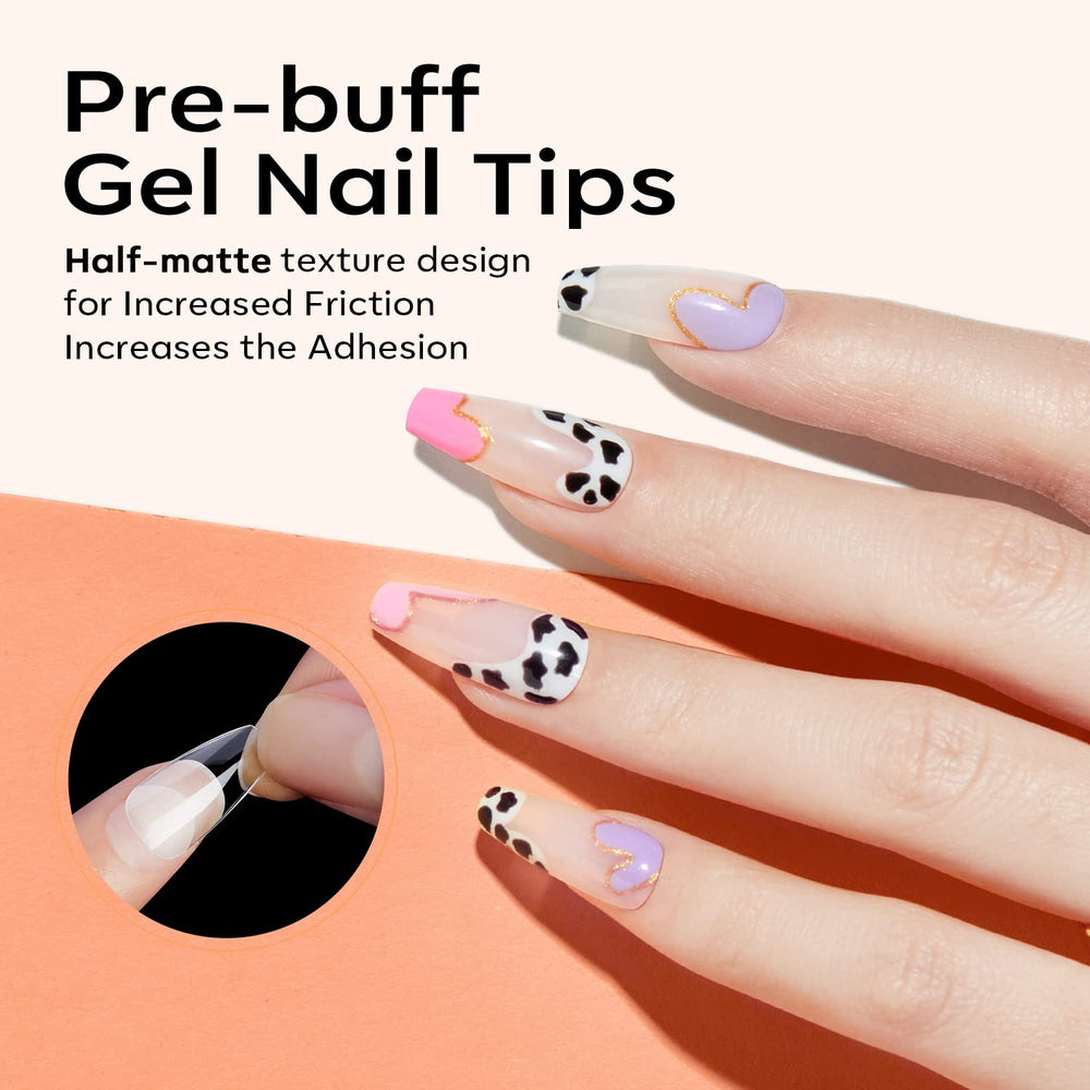 modelones demo applying adhesive to a tip for fast press-on application benefit