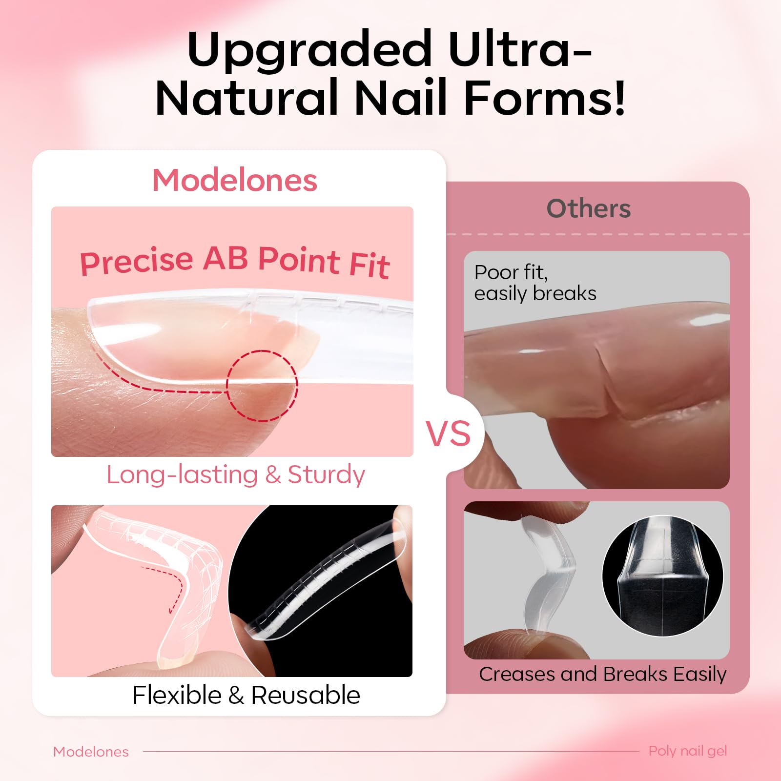 modelones application in progress showing easy shaping and controlled gel flow
