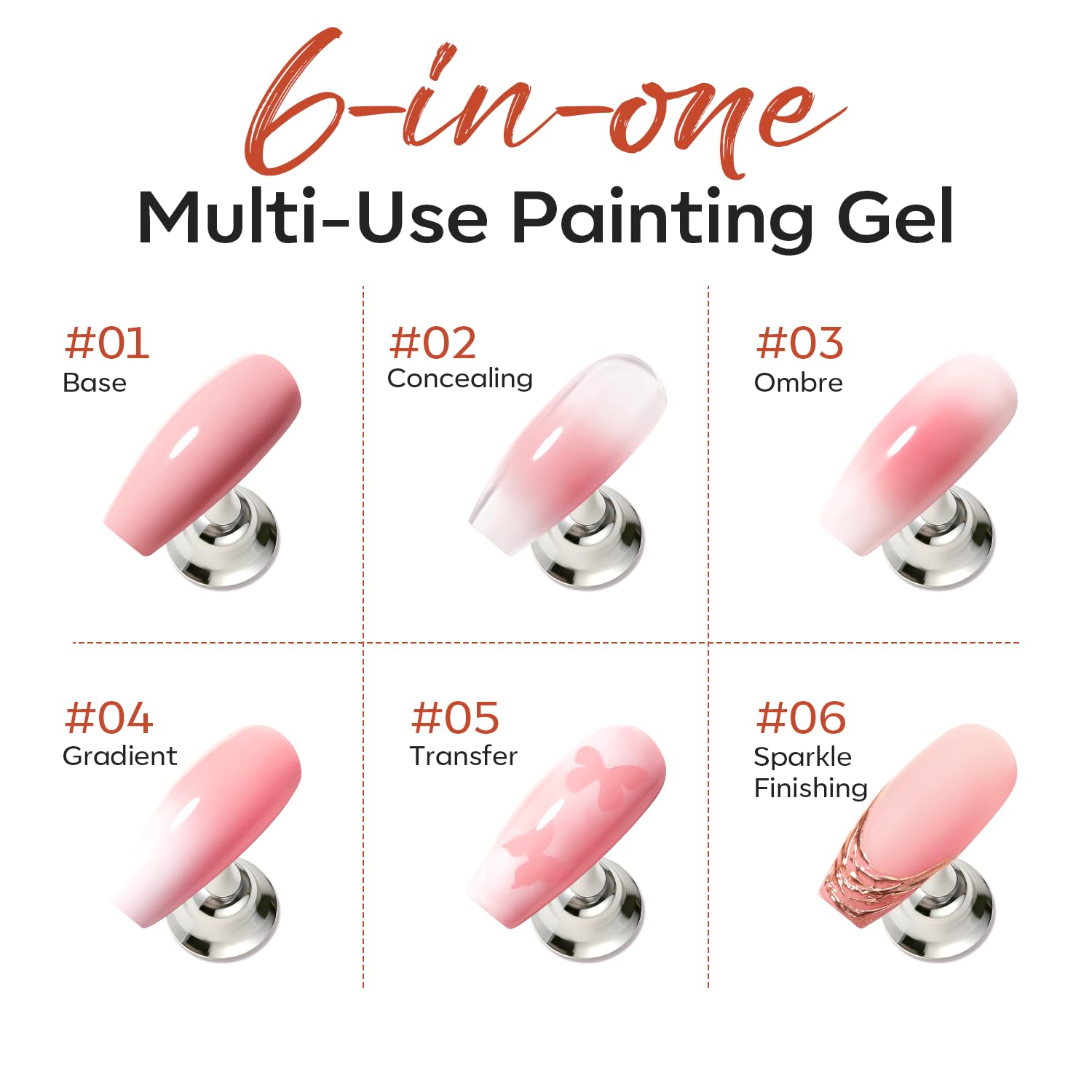 modelones application in use creating an ombre gradient with controlled blending benefit
