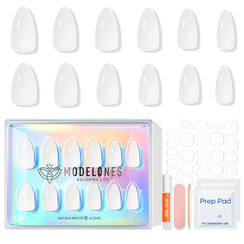 modelones step-by-step application in hand demonstrating quick pop-on manicure benefit