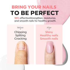 modelones application on fingernail demonstrating even coverage and instant smoothing benefit