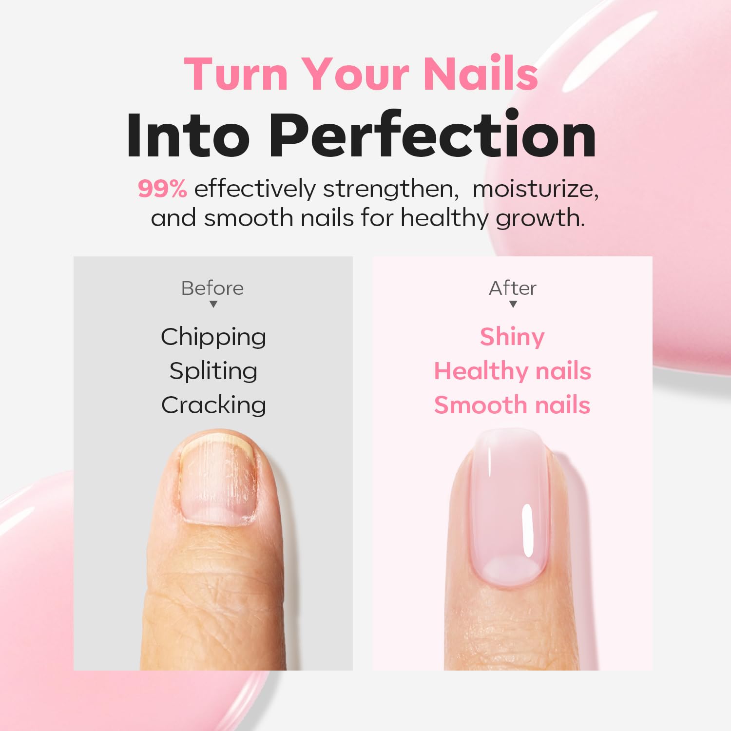 modelones application on thumb and index illustrating even coverage benefit