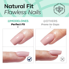 modelones step-by-step application on a hand for fast salon-style results