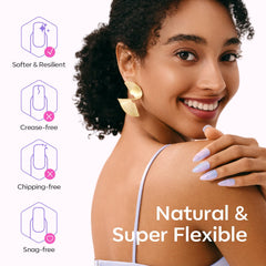 modelones in-use image of applying gel adhesive to tip for fast DIY extension