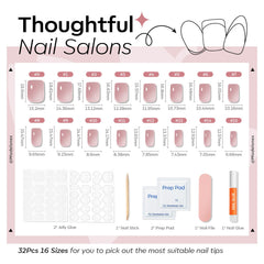 modelones applying nail glue to press-on nail showing secure long-lasting application